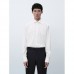 Textured easy iron stretch slim fit shirt