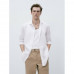 100% льняная рубашка slim fit из окрашенного льна