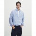 100% льняная рубашка slim fit из окрашенного льна