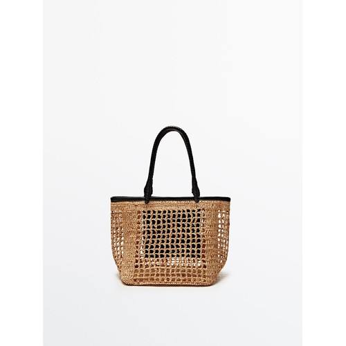 Ажурная сумка Mini shopper из рафии